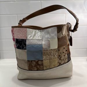 Coach Patchwork Bucket Handbag